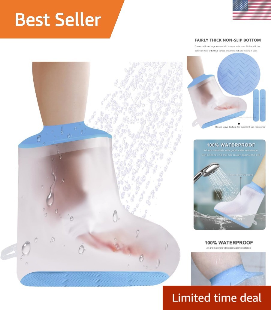 Foot Cast Shower Cover with Non-Slip Bottom, Cast Cover for Foot, Waterproof …