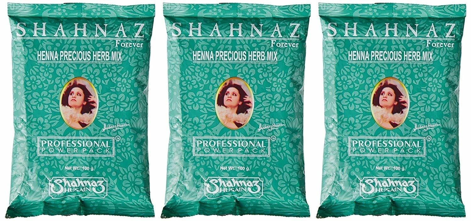 Shahnaz Husain Ayurveda Henna Precious Herb Mix, 100g (Buy 2 Get 1 Free)