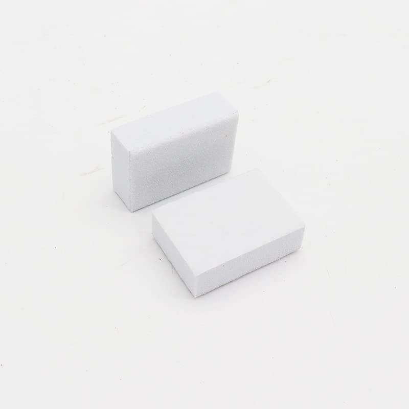 Bzbuy Nail Mini White Buffer Block File 100/180 130 Count (Pack of 1),