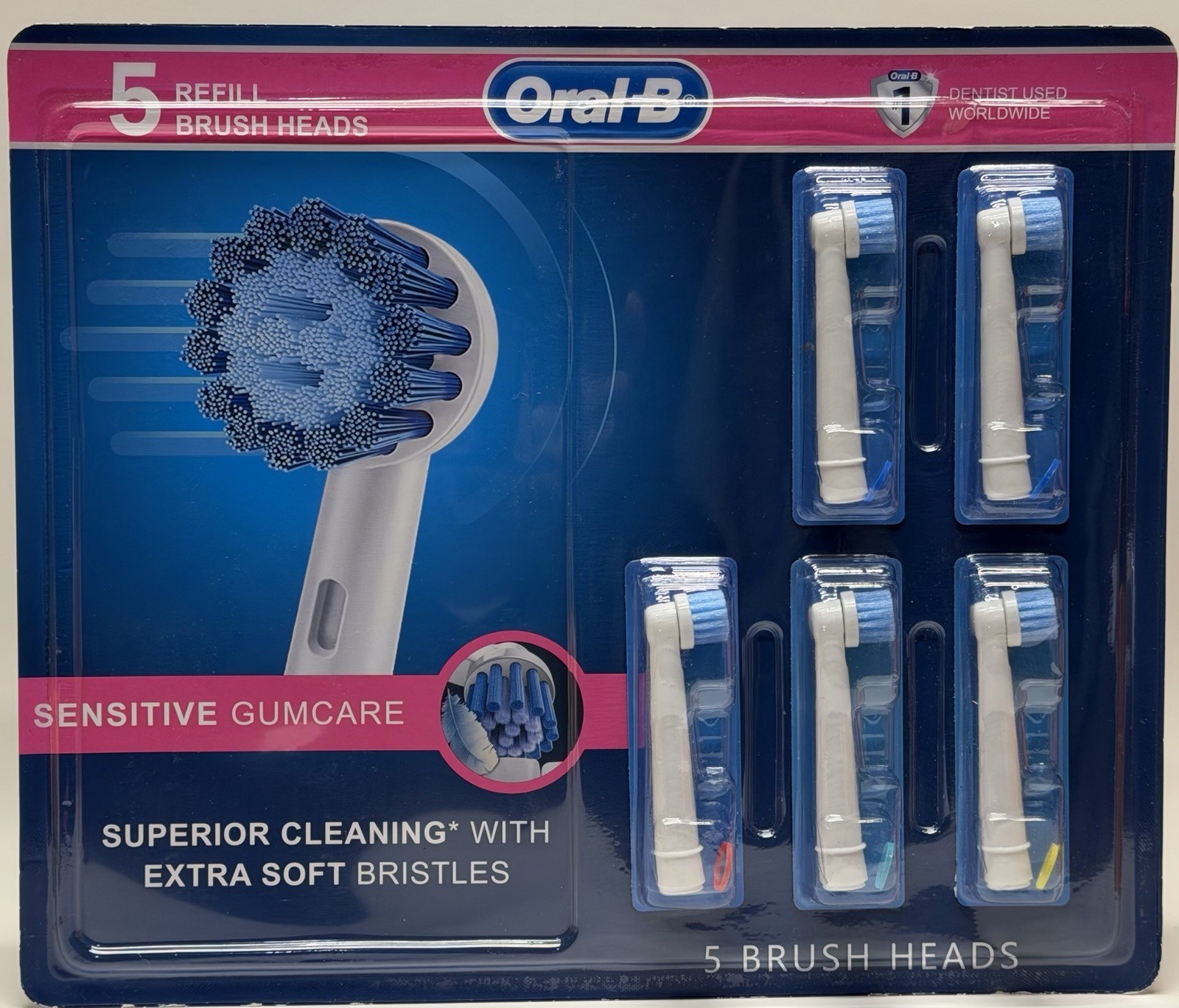 Oral-B Sensitive Gum Care Replacement Brush Heads for an Oral-B Electric…
