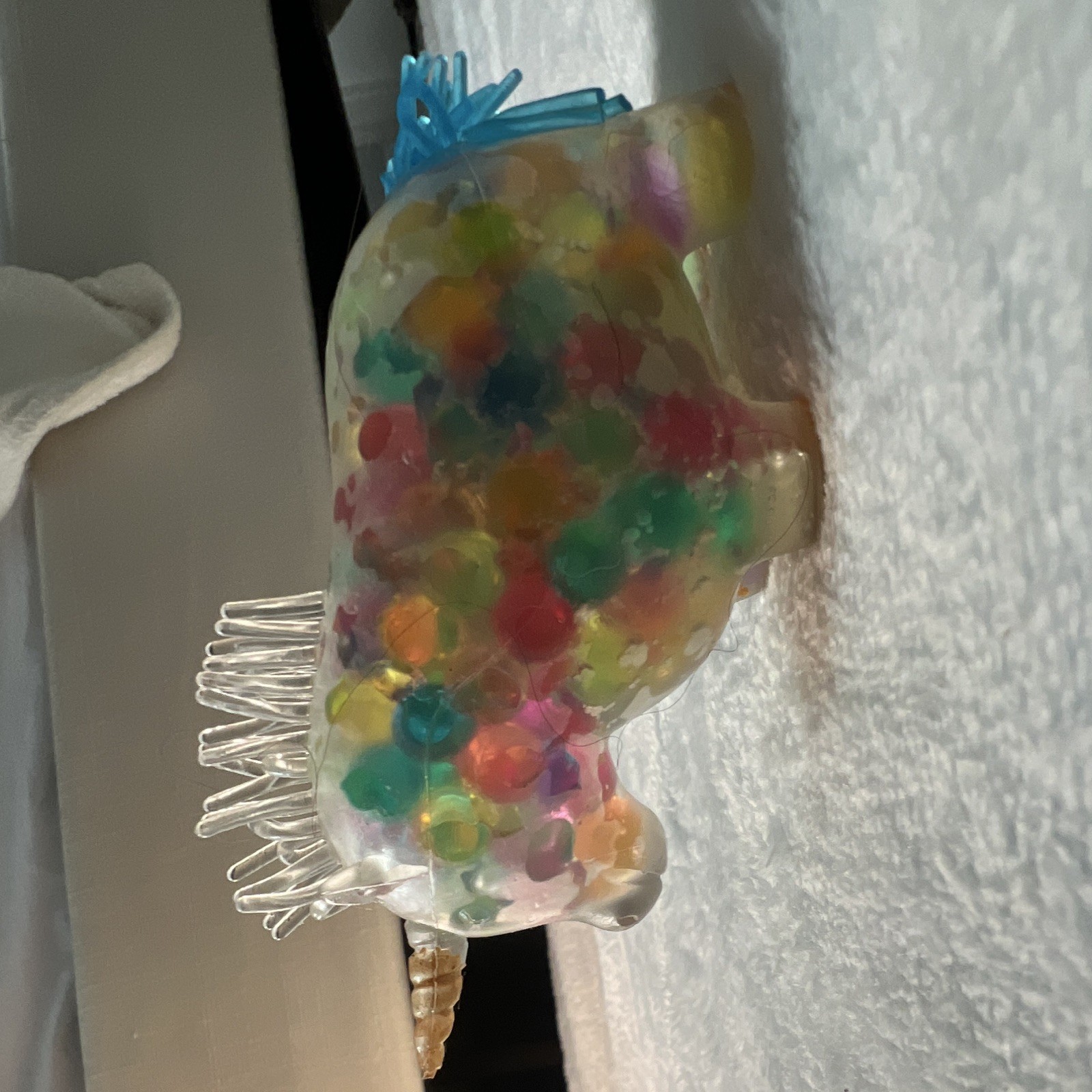 Multicolor Gel Unicorn Squishy Squeeze Ball Stress Reliever Toy 4 in x 2 in