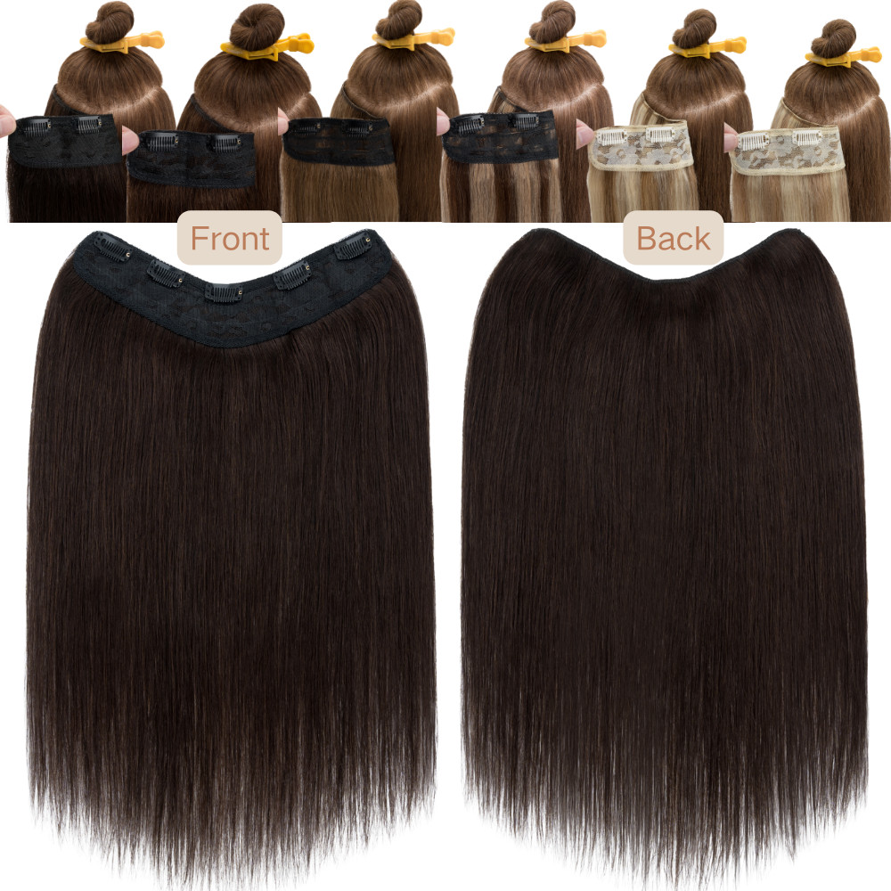 V-Part 22″ One Piece U Shape THICK Clip in 100% Real Remy Human Hair Extensions
