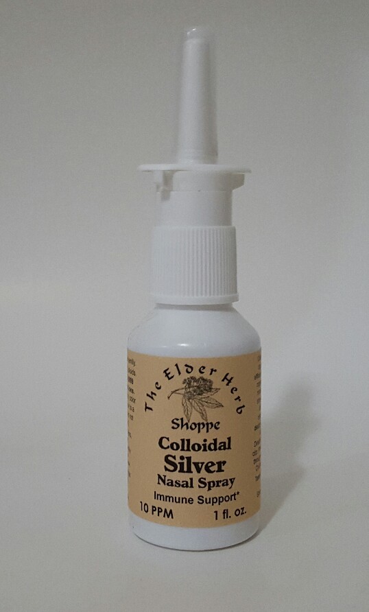 Colloidal Silver (Nano) 2 pack – 10 ppm – 1 oz. Nasal Spray and 1 oz Drops Elder