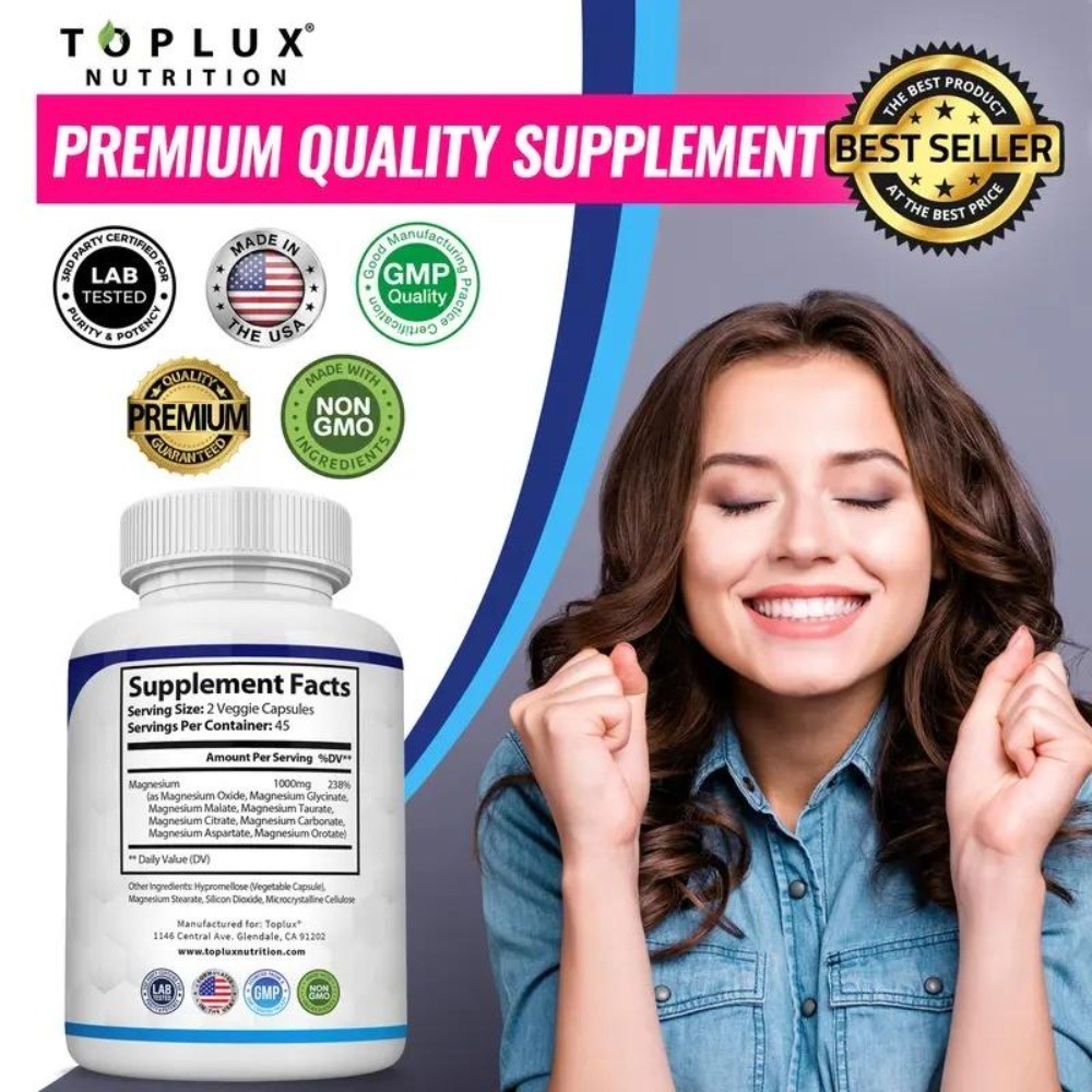 Magnesium Complex 8 Essential Magnesium Supplement Fitness Edible IMMUNITY