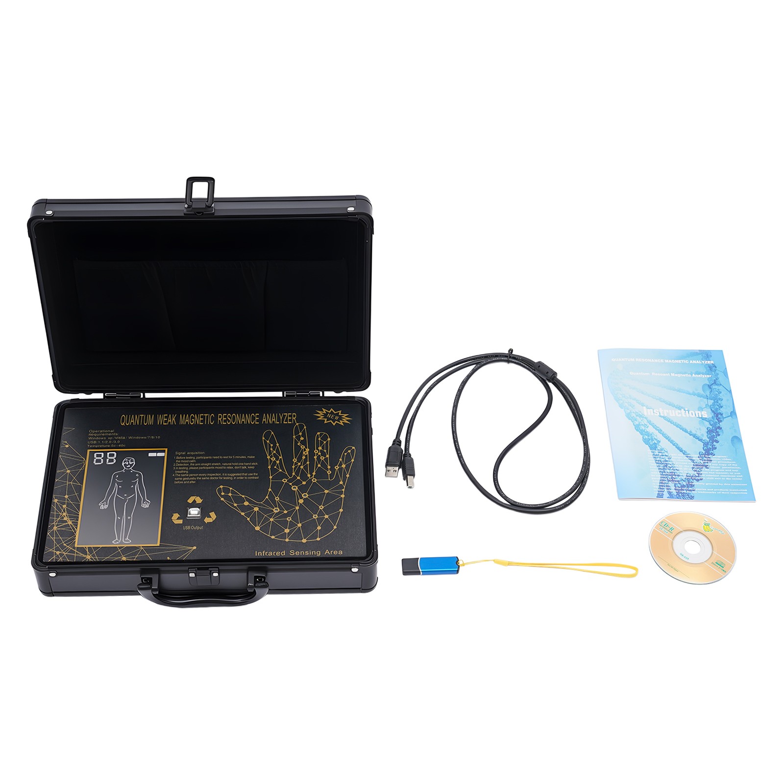 Quantum Magnetic Resonance Body Analyzer Quantum Resonance Magnetic Scanner NEW