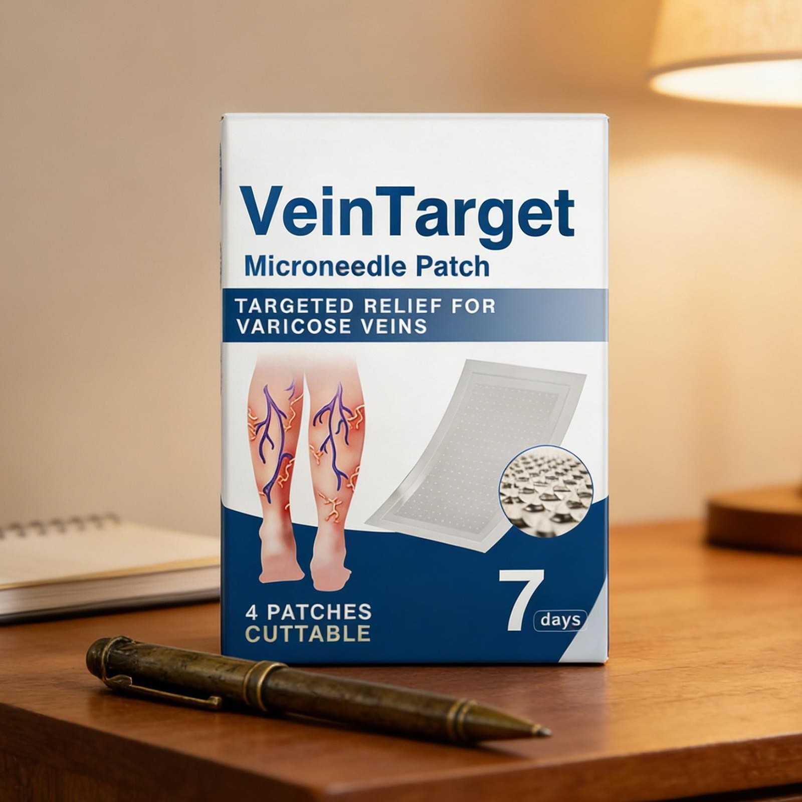 2 Boxes Vein Target Microneedle Patch Advanced Legs Varicose Veins Treatment