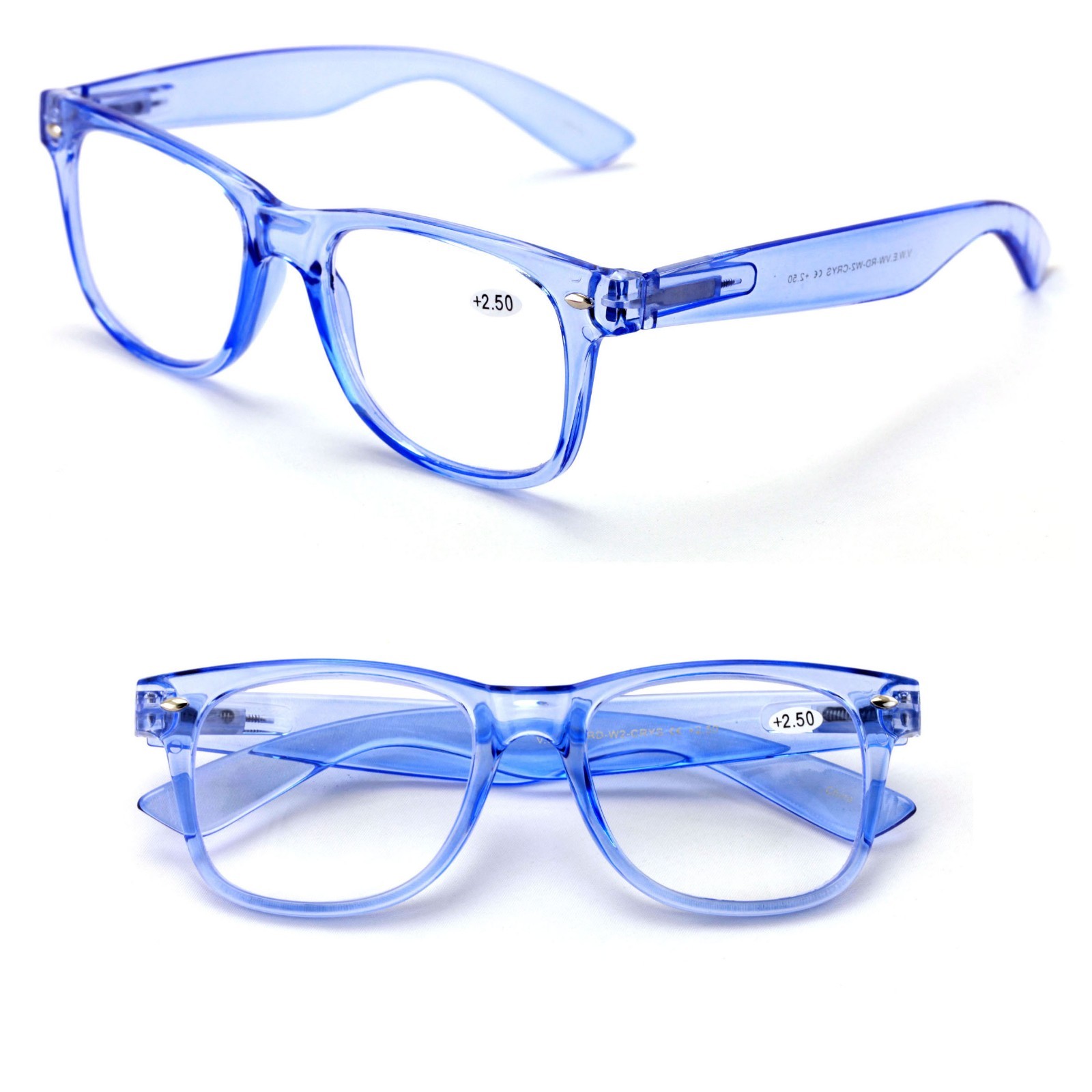 Classic clear frame reading glasses – simple unisex readers