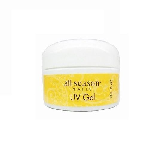 All Season Nails UV Nail Gel Clear 0.5 oz (14g)