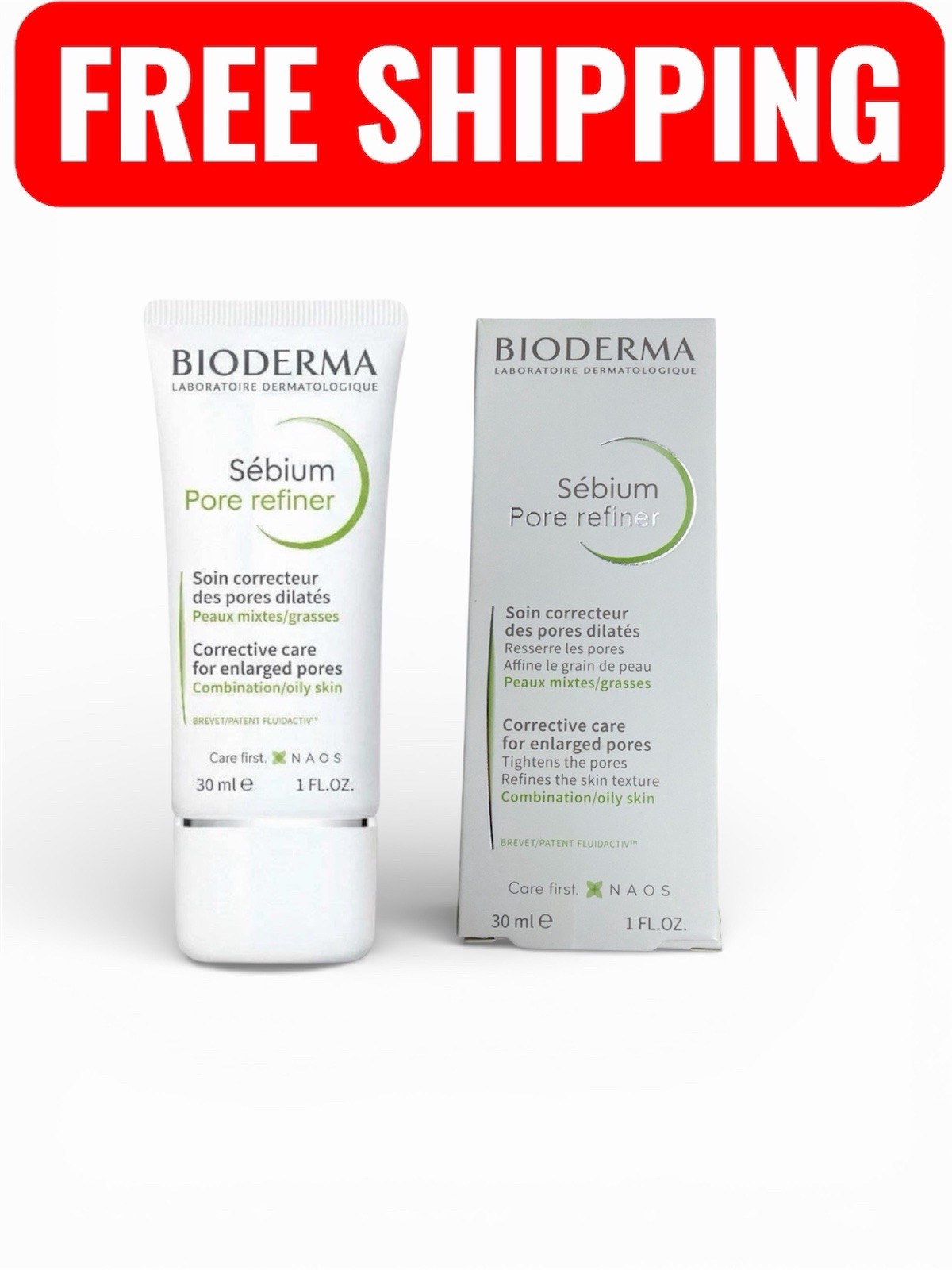 Bioderma Sebium Pore Refiner 1 fl oz 30 ml. Acne & Blemish Treatment Exp O7/2027