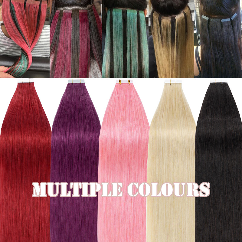 Double Sided Tape in on Skin Weft Balayage 100% Human Remy Hair Extensions 20PCS