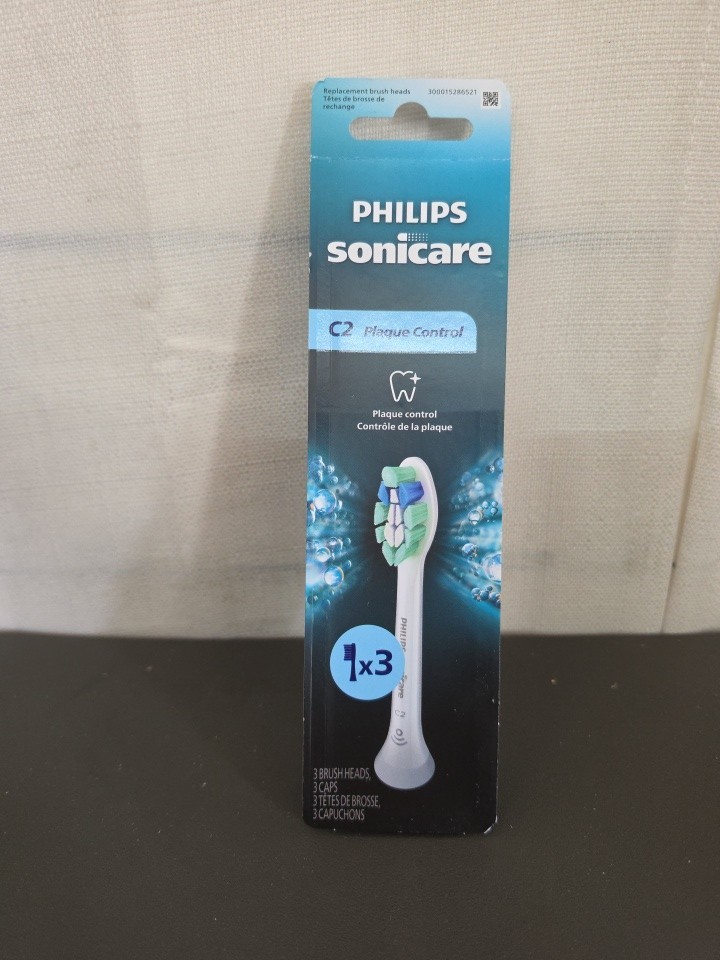Philips Sonicare C2 Brush Heads 3 Pack White NEW SEALED