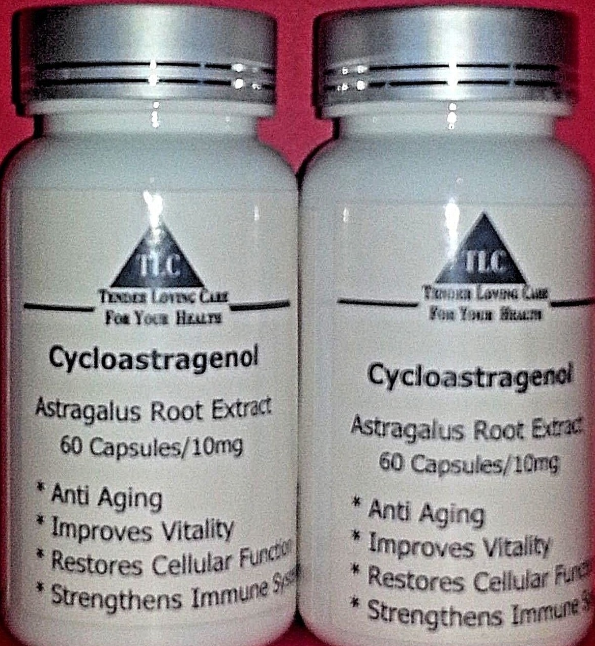 CYCLOASTRAGENOL – #1 RATED SUPER ANTI AGING TELOMERE SUPPORT 60 Cap 10 Mg – 2 Pk
