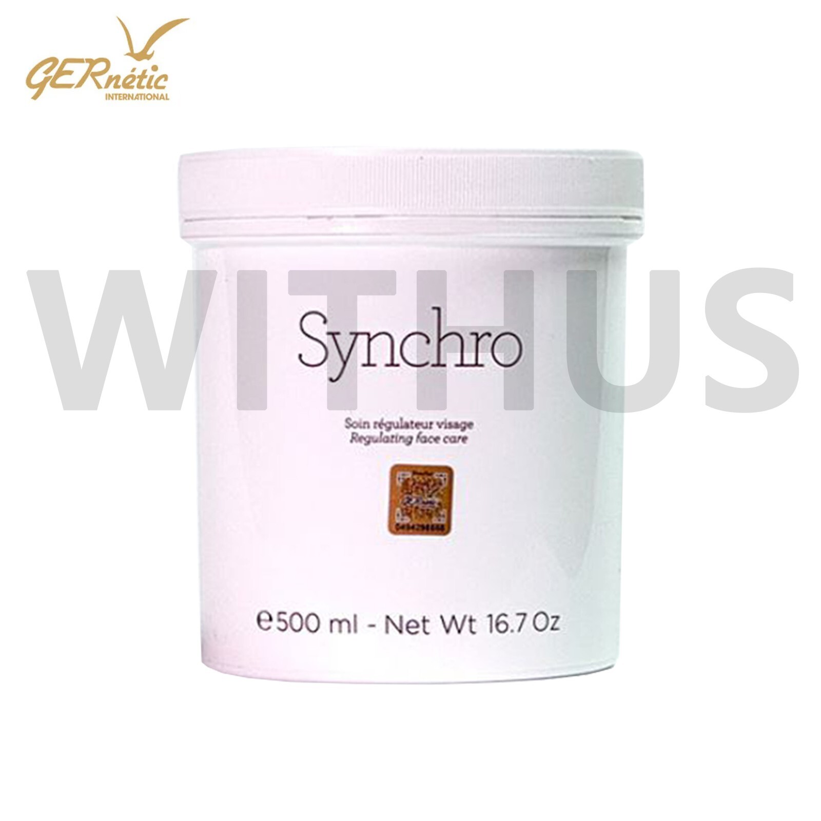 Gernetic Synchro Cream 500ml Regulating Face Care Cream Salon Size Exp Nov. 2025