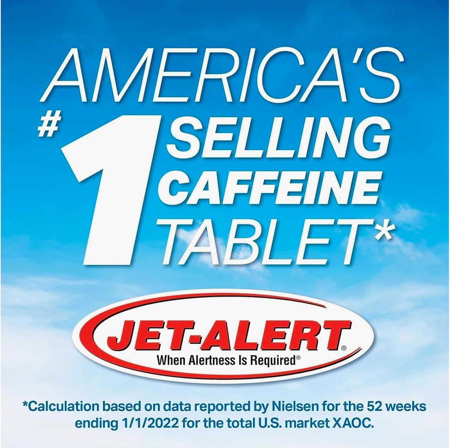 Jet Alert Double Strength Caffeine Caplets – 200mg, 6-Pack (540 Tablets) for …