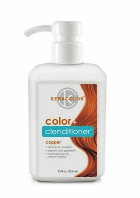Keracolor Color + Clenditioner 3-in-1 Color-Depositing Conditioner, Copper