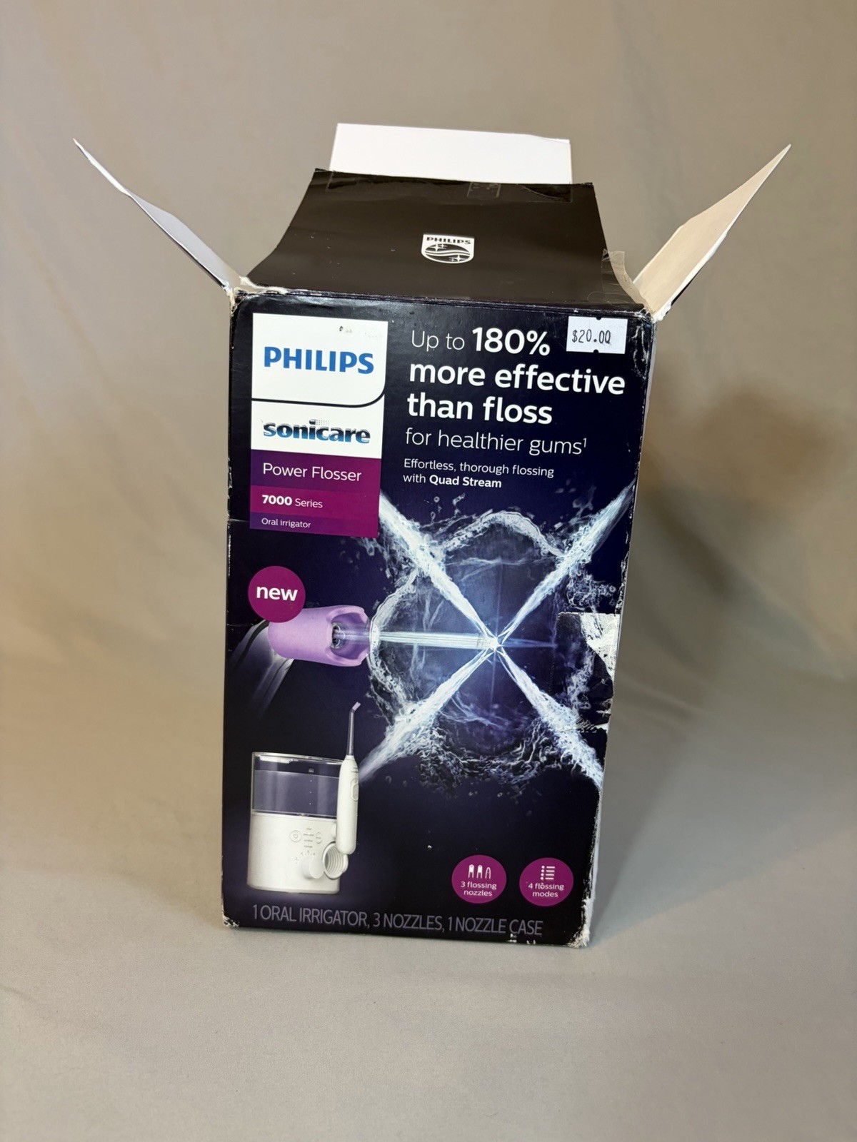 Philips Sonicare Power Flosser 7000, Quad-Stream Water Flosser, New Never Used