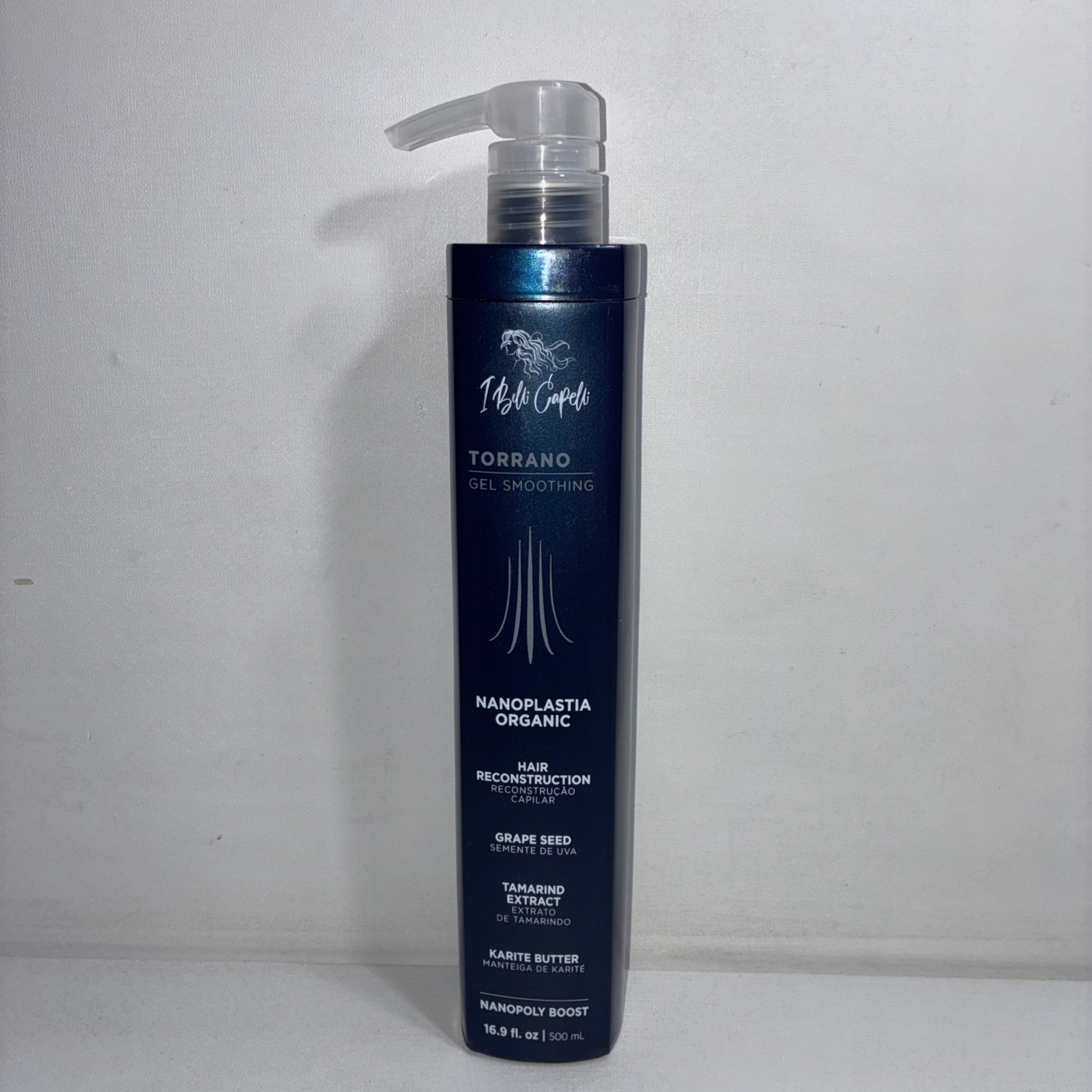 New Ibelli Capelli Torrano Gel Smoothing Hair Reconstruction 16.9fl Oz