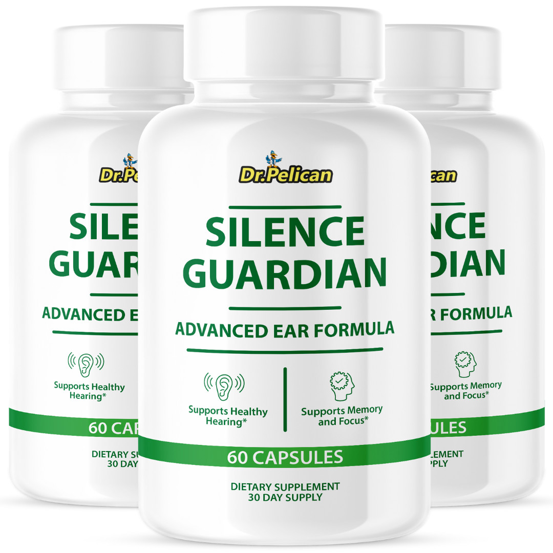 Silence Guardian- Hearing Support- 3 Bottles- 180 Capsules