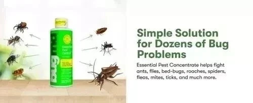 X6 BugMD Pest Control Essential Oil Concentrate 3.7Oz for Home Bed with 1 Spray