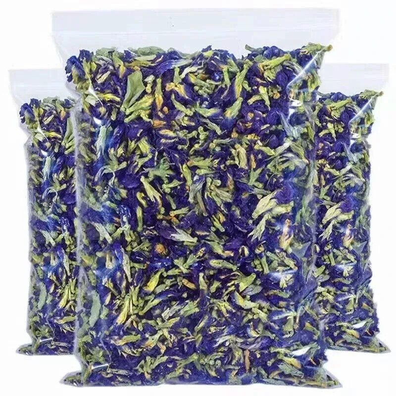 Butterfly Pea Blue 100% Organic Tea Dried Flower Natural Herbal Pure Drink +++++