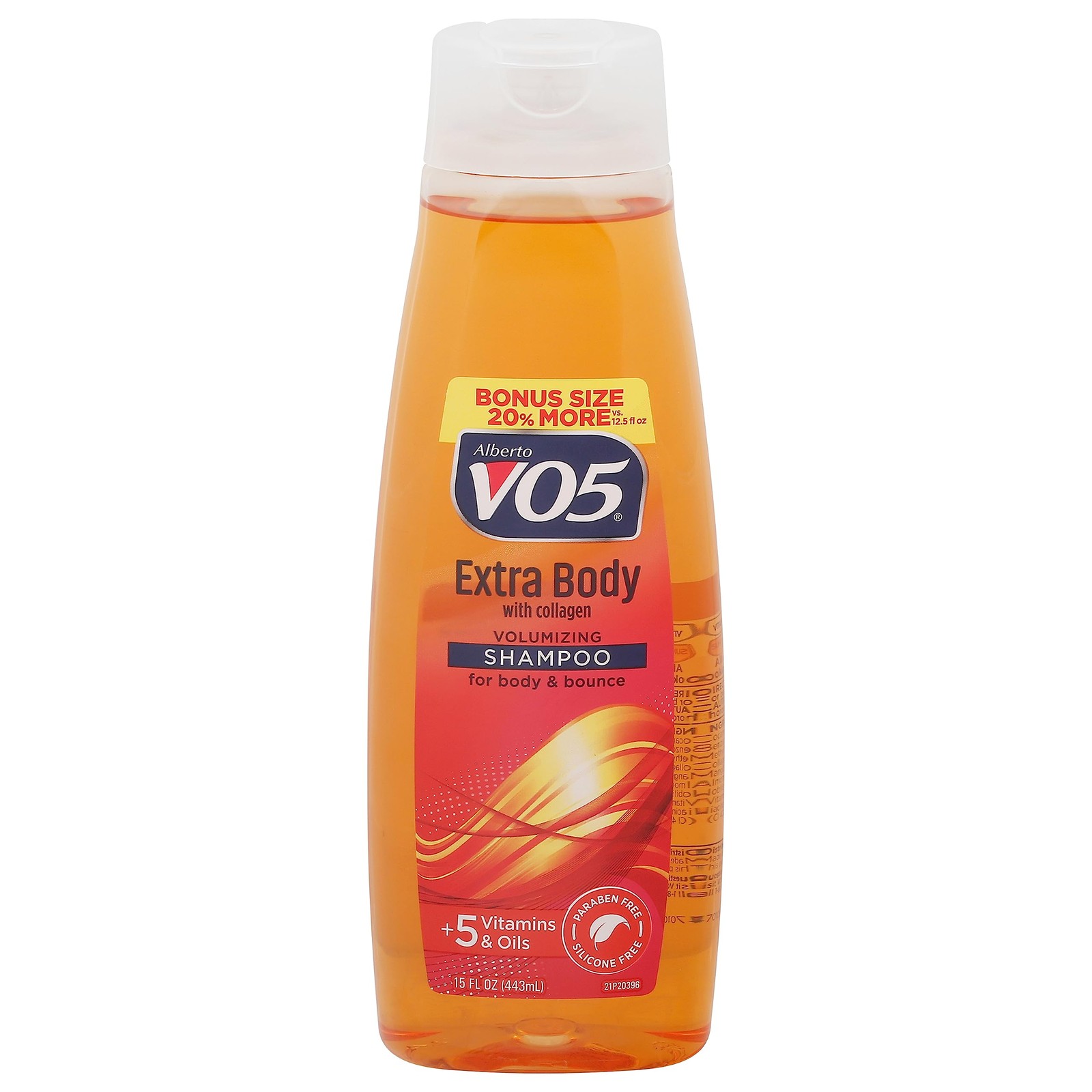 Alberto VO5 Extra Body Volumizing Shampoo, 15 15 Fl Oz (Pack of 1), Cranberry