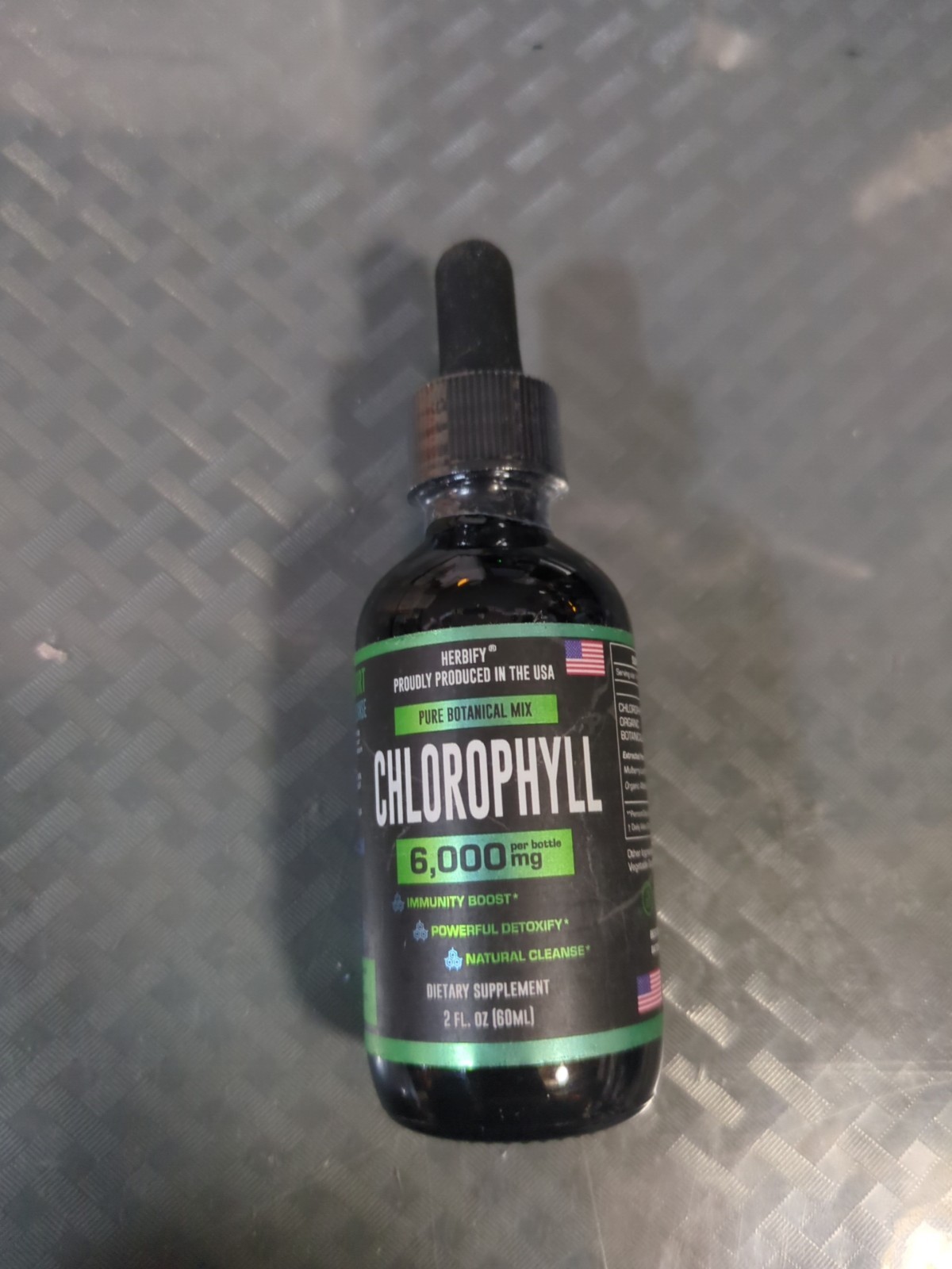 HERBIFY Chlorophyll Drops Liquid 6000mg for Energy Boost & Immune Exp 06/26 #P5