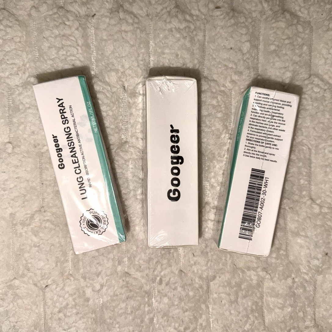 Googer Lung Cleansing Oral Spray Herbal Extract Antibacterial 30ml