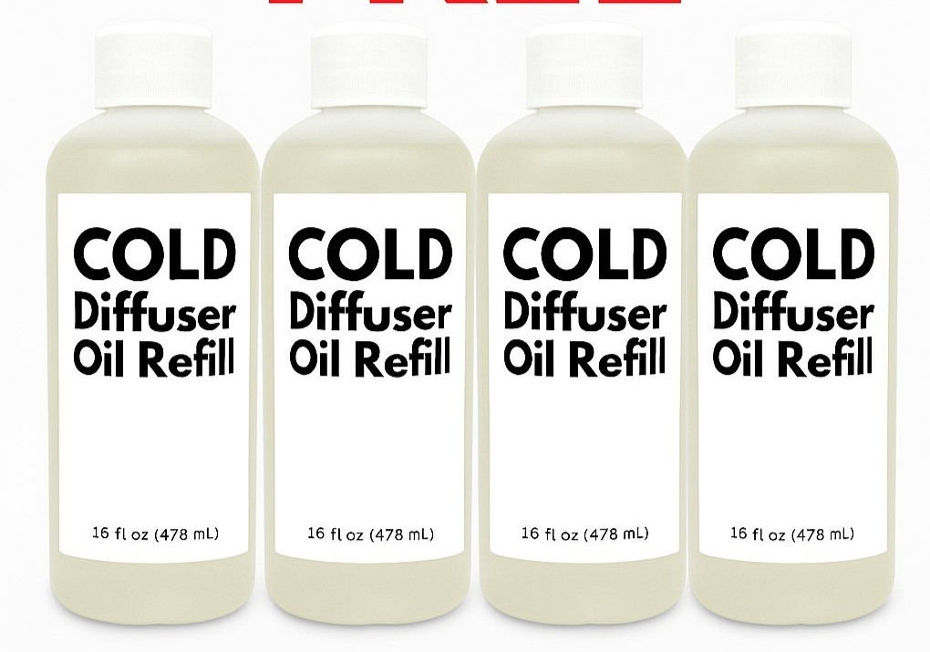 Premium COLD Diffuser Oil Refill – FREE SHIPPING