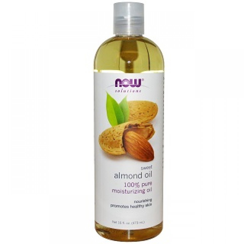 Almond NOW FOODS 100% Pure Sweet Almond Oil 16oz Moisturizing Oil Skin 03/26EXP