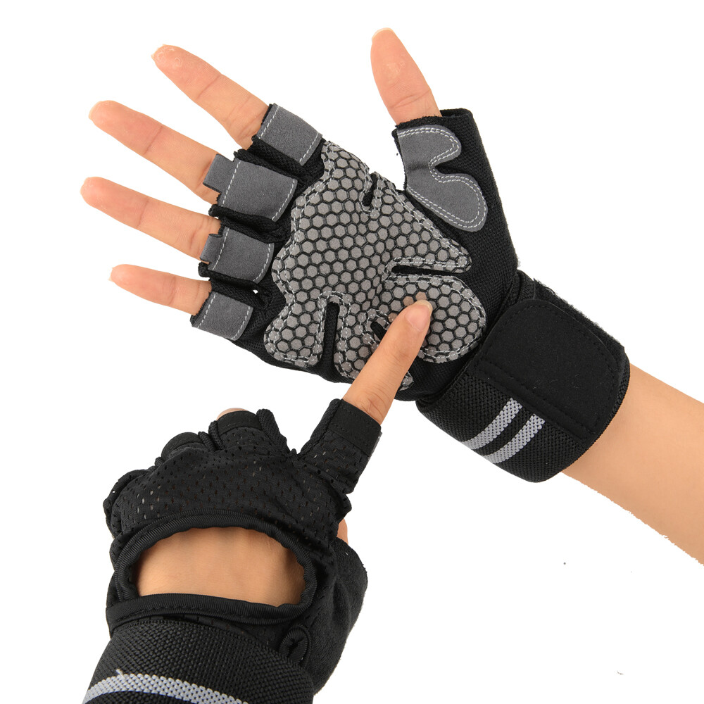 Workout Gloves Weight Lifting Gloves With Wrist Support Gym Fitness Men & Women