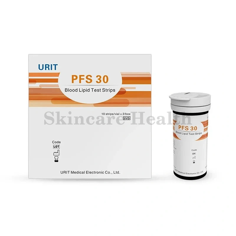 Cholesterol, triglyceride, five-item blood lipid analyzer kit (30 test strips)