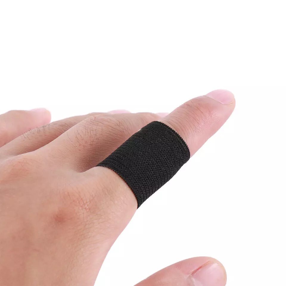 10pcs Finger Compression Sleeves Protector Support Pain Management Elastic Fiber
