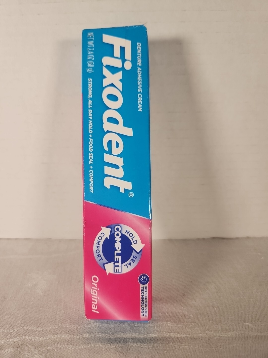 Fixodent Complete Denture Adhesive Cream, Original, 2.4 oz