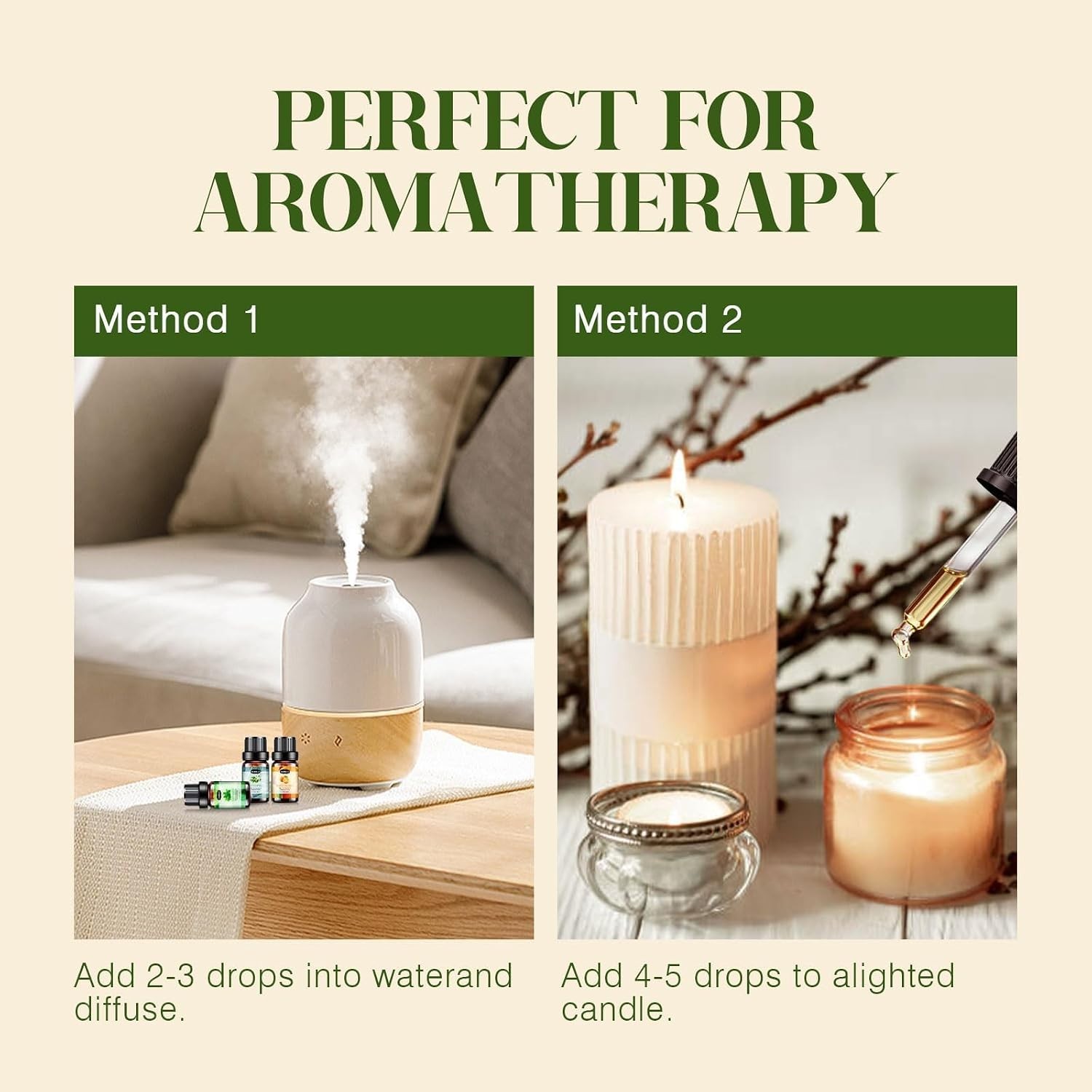 Top 48 Essential Oils Set – Eucalyptus, Lavender, Tea Tree