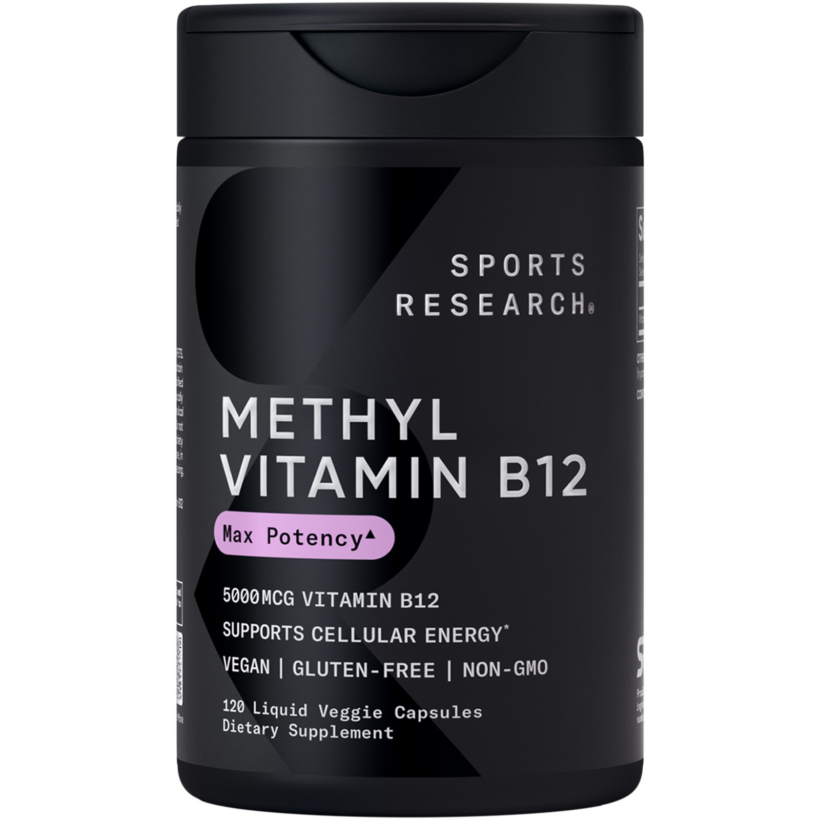 Methyl B12 5000mcg (120 liquid veggie capsules)
