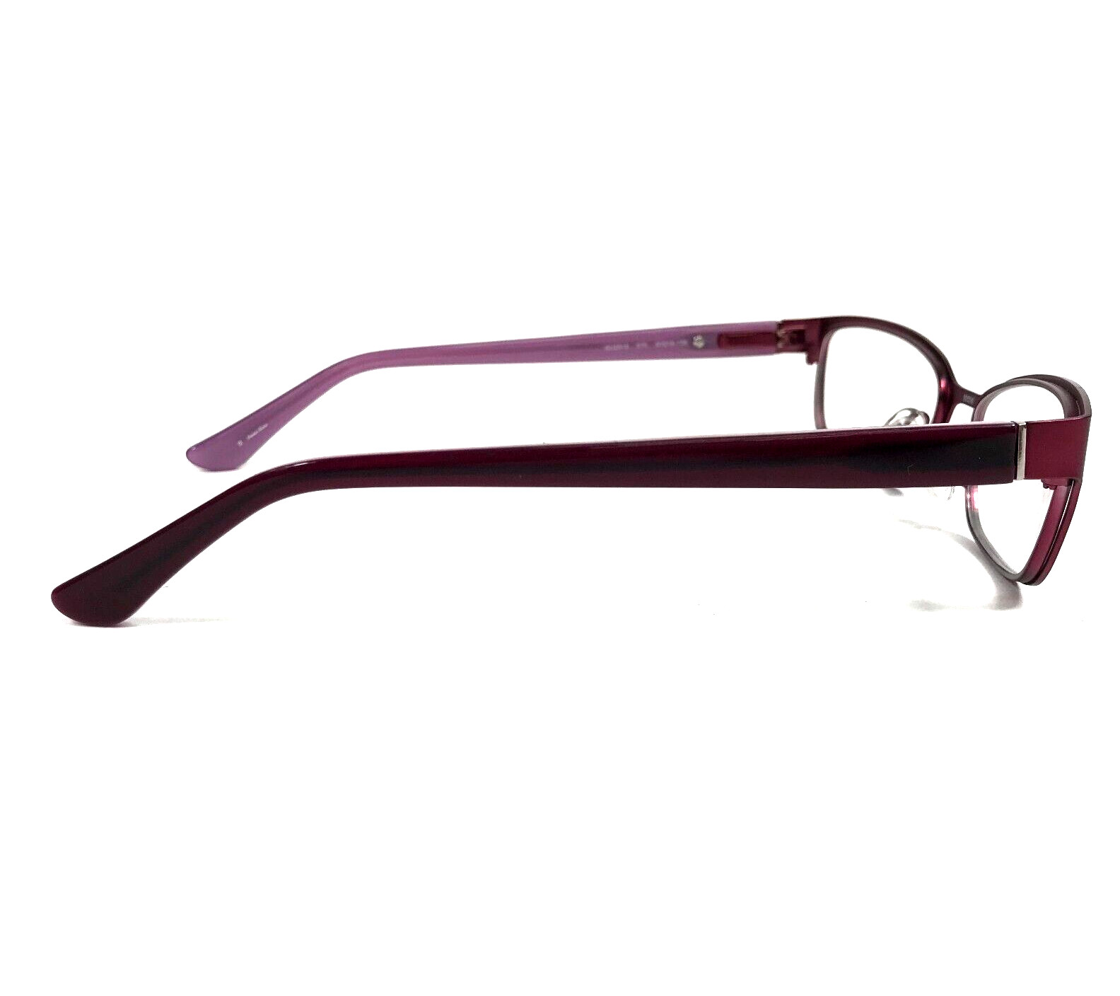 Guess Eyeglasses Frames GU2515 070 Dark Purple Cat Eye Full Rim 50-15-135