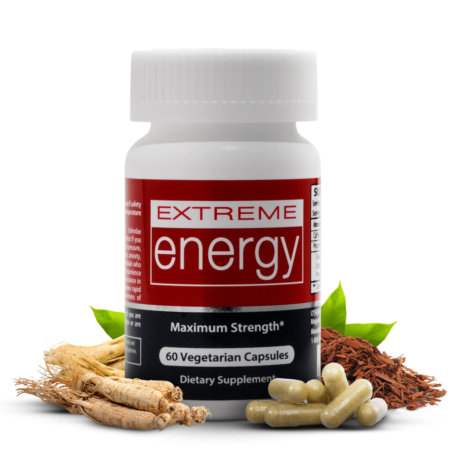 Herbal Nitro Extreme Energy – Maximum Strength Energy Pills for Women & Men