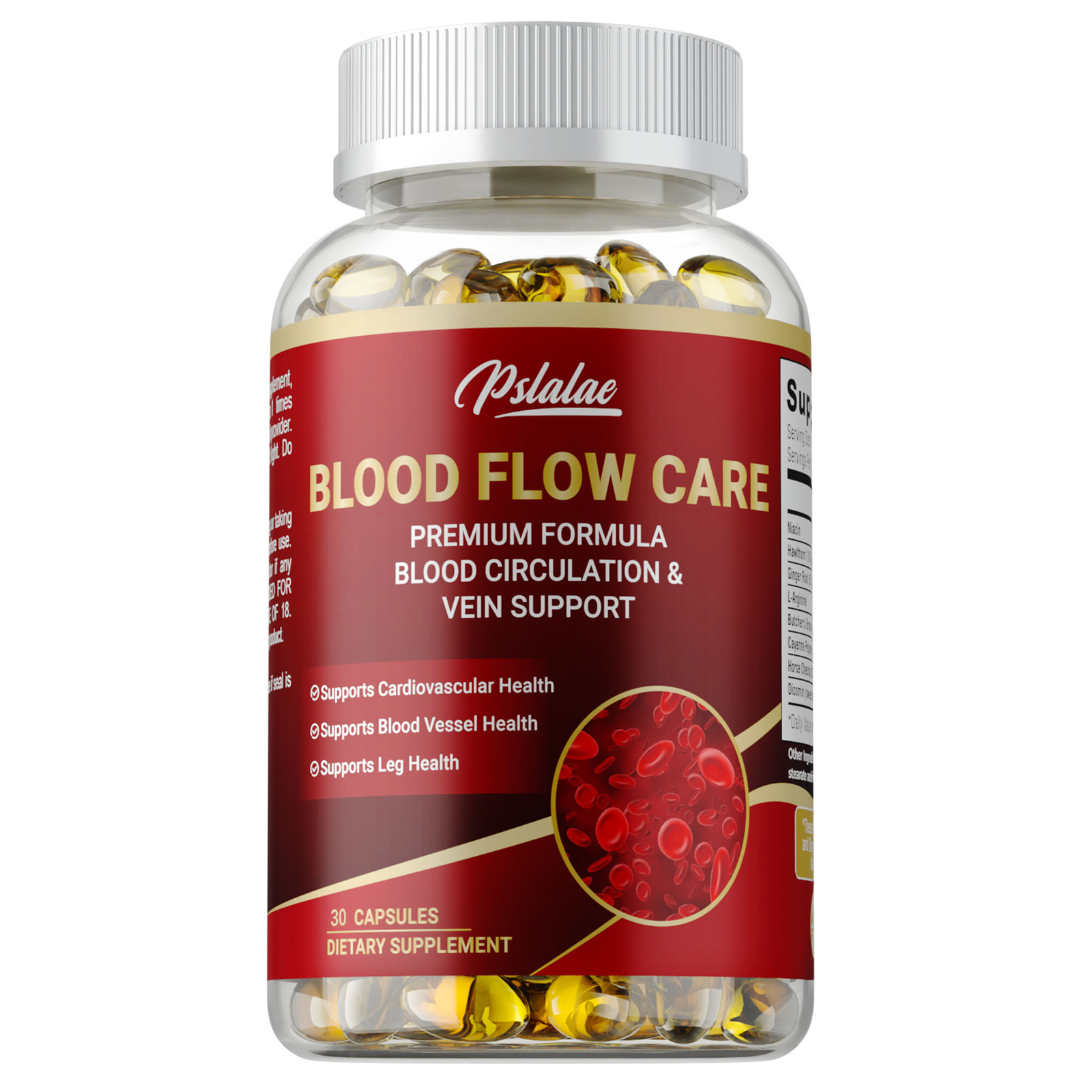 Blood Flow Care – Hawthorn, L-Arginine, Cayenne Pepper, Blood Pressure Support