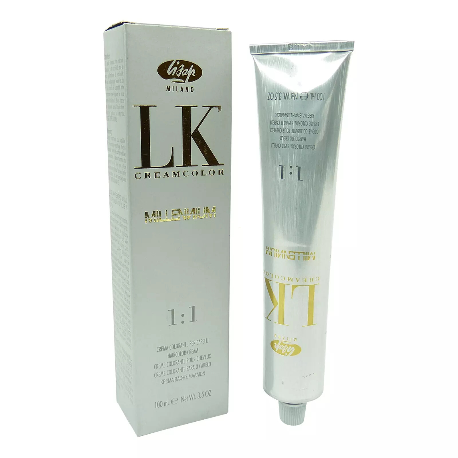 Lisap Milano LK Cream Color Millennium Permanent Hair Color 3.5 oz Your Choice