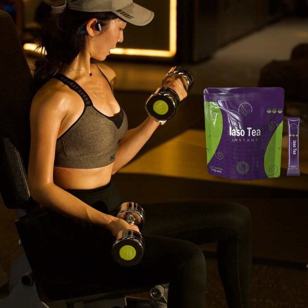 TBM instant IASO TEA- 2bags of 50 sachets Detox for weight loss EXP:12/20/26