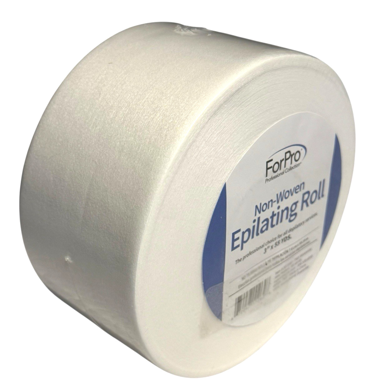 Tear Resistant Epilating Roll 3″ Wide x 55 Yards (Non-Woven) White