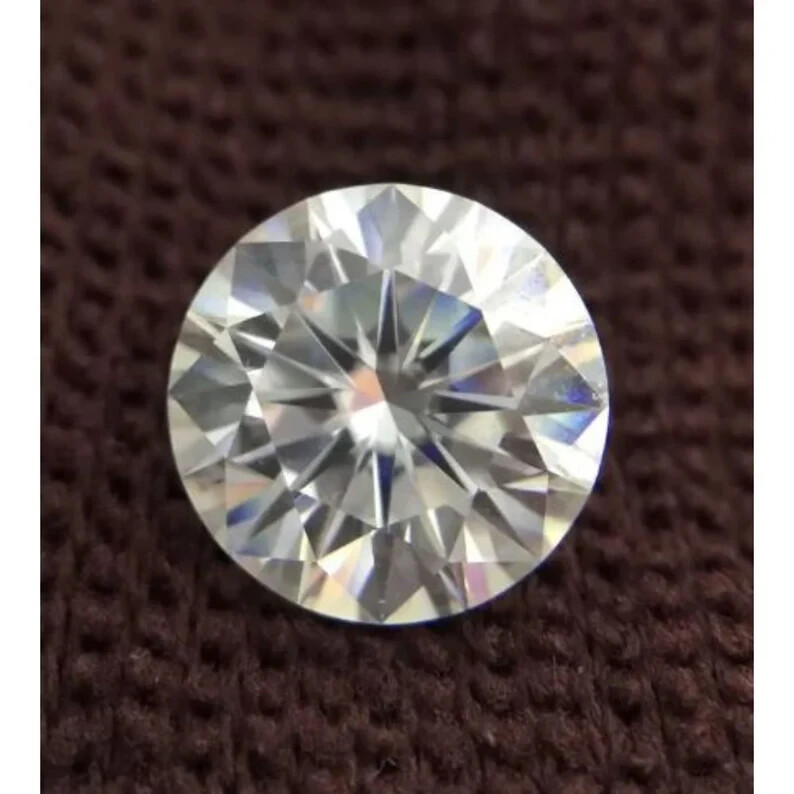 Natural 6 Ct Tanzania D Color Round Cut White Weekend Lab Grown Diamond loose.