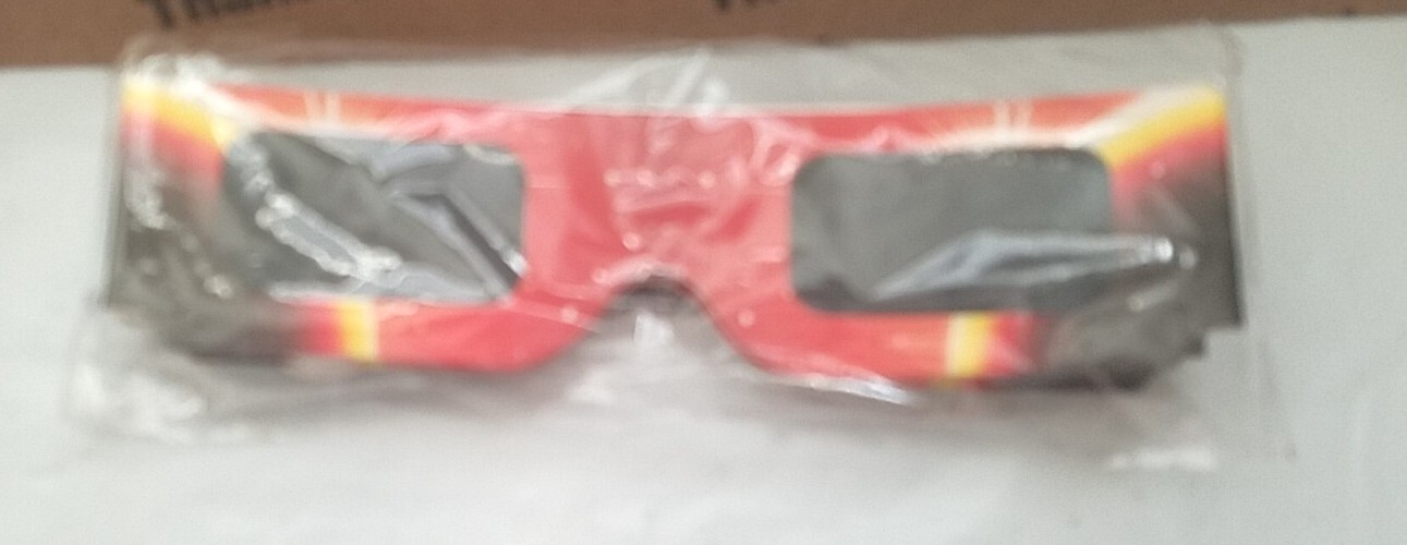 Solar Eclipse Glasses 6 PACK AAS CE & ISO Certified Safe Shades Direct Sun View