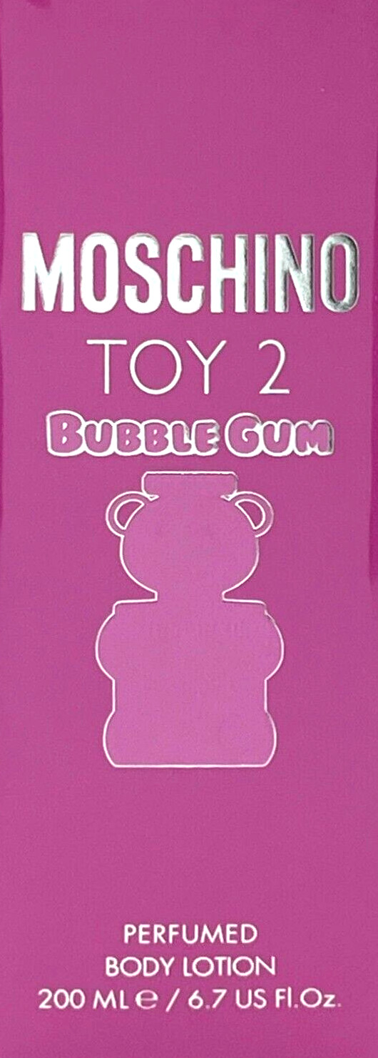 MOSCHINO TOY 2 BUBBLE GUM PERFUMED BODY LOTION FOR WOMEN 6.7 Oz / 200 ml NEW!!!