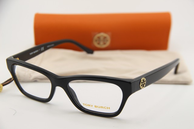 NEW TORY BURCH TY 2097 1709 BLACK GOLD AUTHENTIC EYEGLASSES 53-16