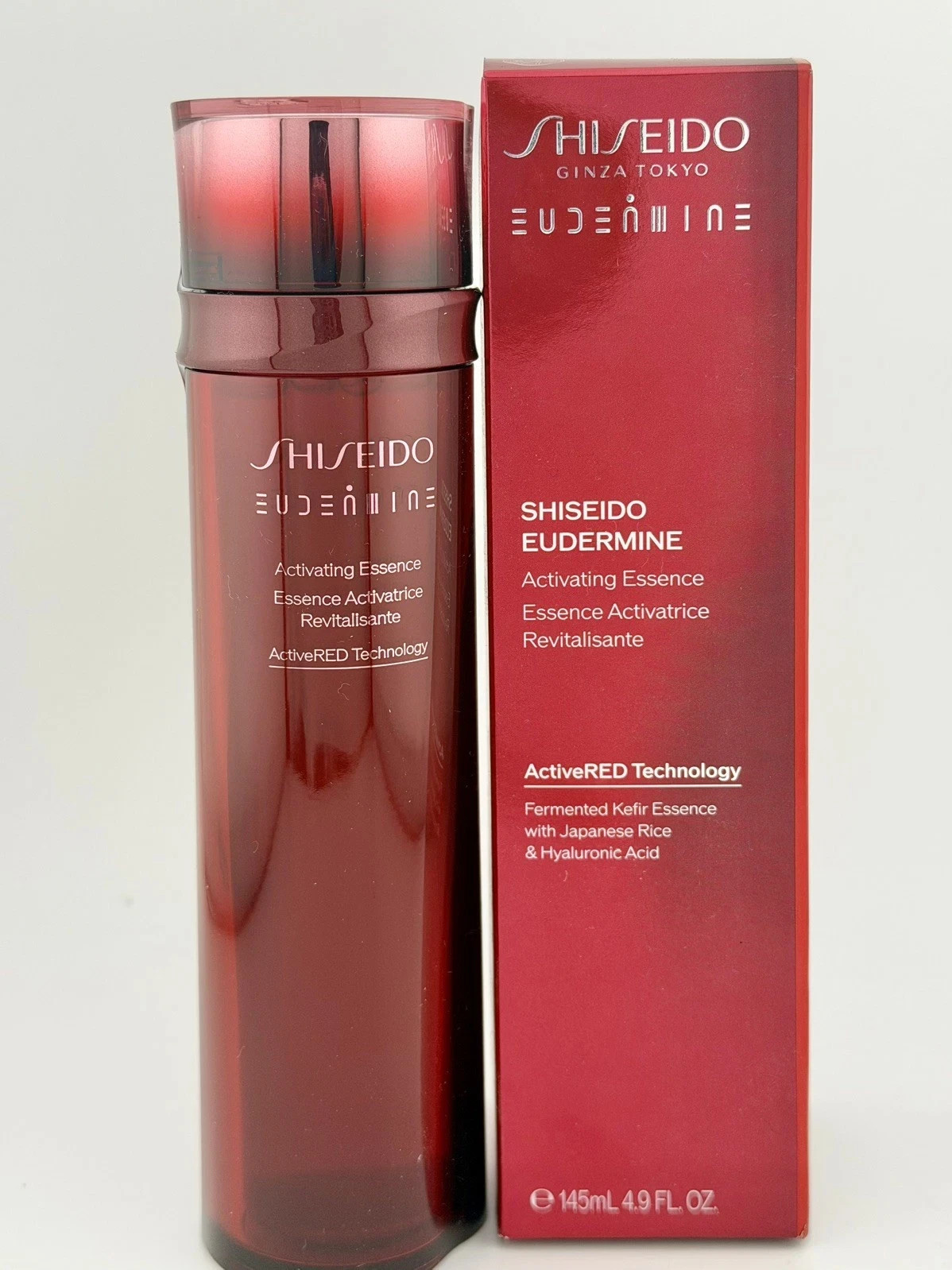 Shiseido Eudermine Activating Essence Active Red Tech 4.9oz / 145ml NEW in BOX