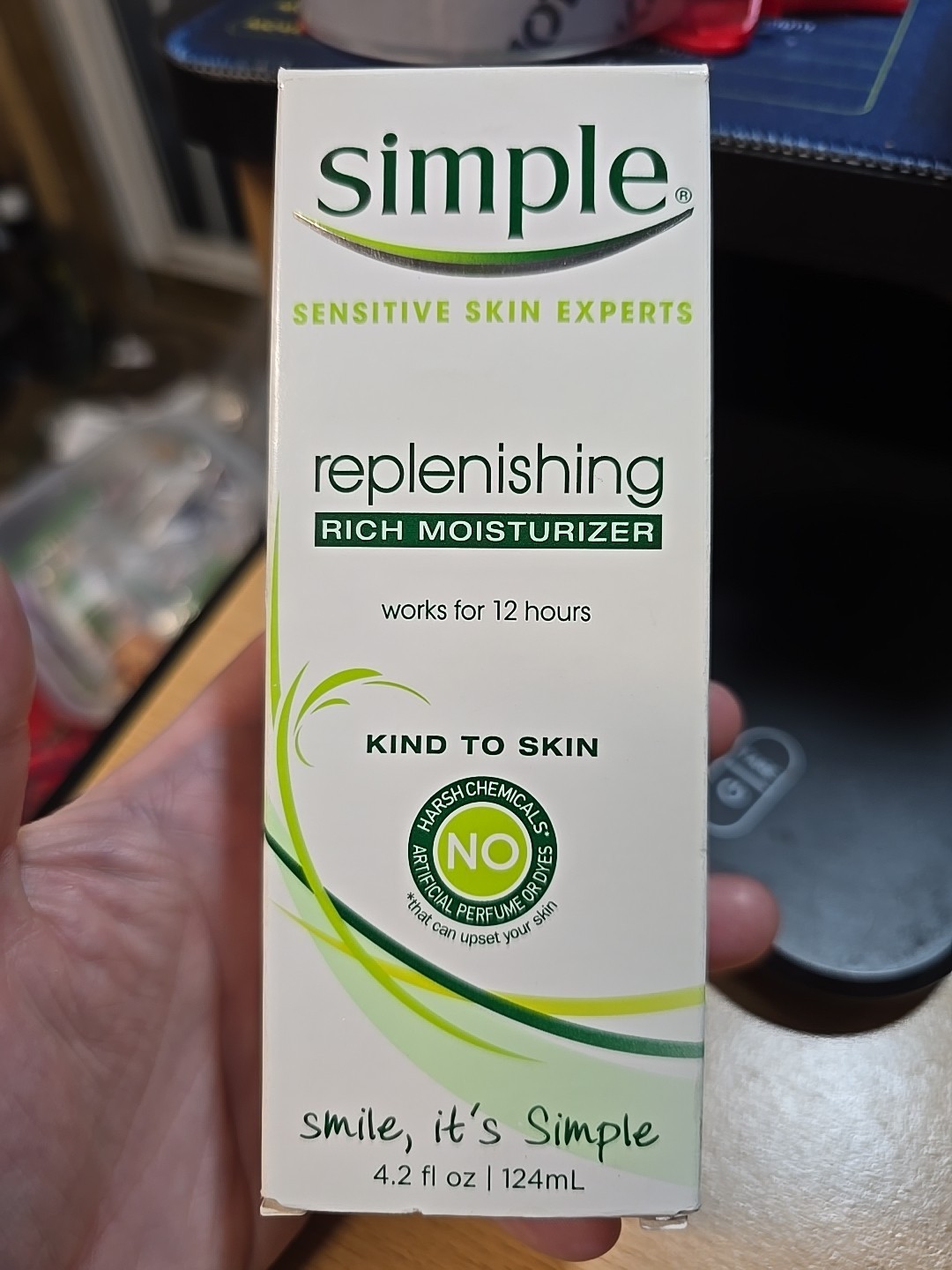 Simple Kind to Skin Face Moisturizer Replenishing Rich 4.2 fl oz NIB Some No Box