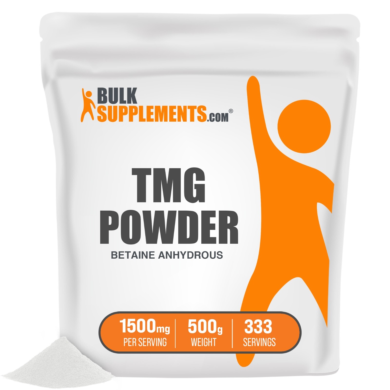 BulkSupplements Betaine Anhydrous TMG Powder 500g – 1.5g Per Serving