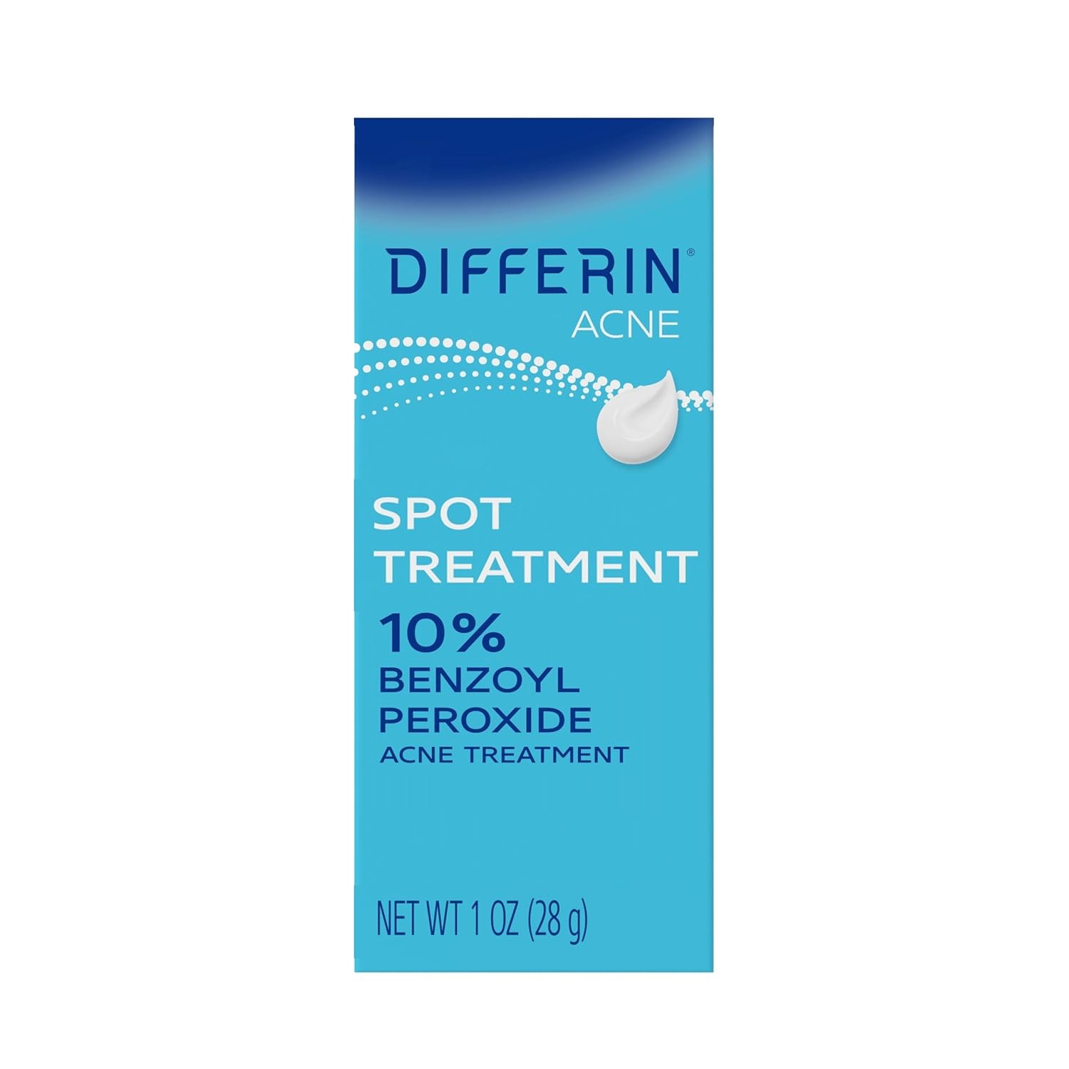 Differin Acne Spot Treatment with 10% Benzoyl Peroxide, Maximum Strength OTC Acn
