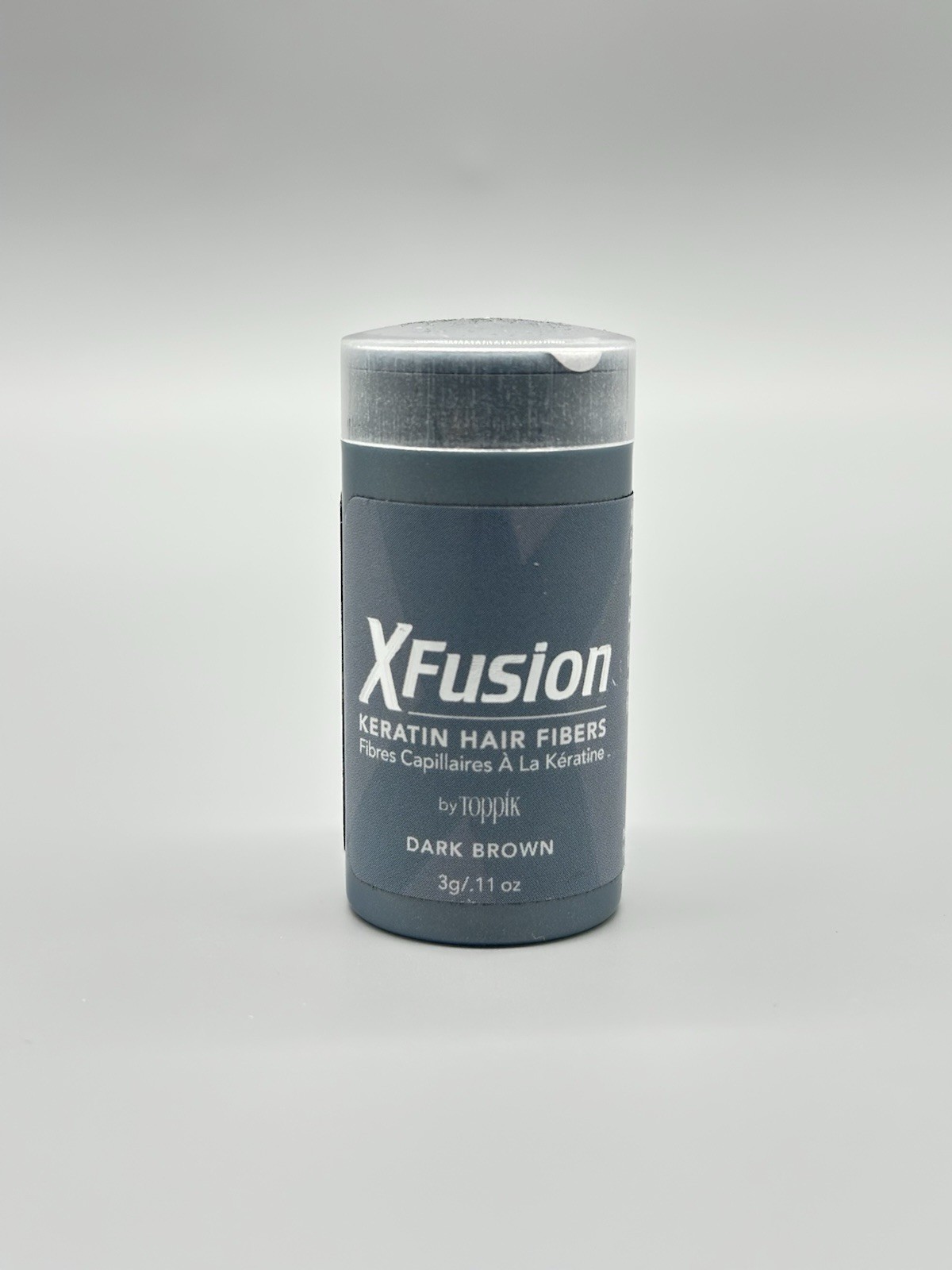 X Fusion Keratin Hair Fibers Long-Lasting – Dark Brown – 0.11 Oz NWOB